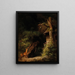 Der Jäger - Carl Trost — gerahmtes Bild an der Wand