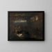 Halle aux poissons - Carl von Merode — gerahmtes Bild an der Wand