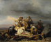Die Entdeckung des Körpers von König Gustav II. Adolf von Schweden nach der Schlacht bei Lützen - Carl Wahlbom — Ansicht des Kunstwerks