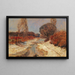 Donauau - Carl Weiss — gerahmtes Bild an der Wand
