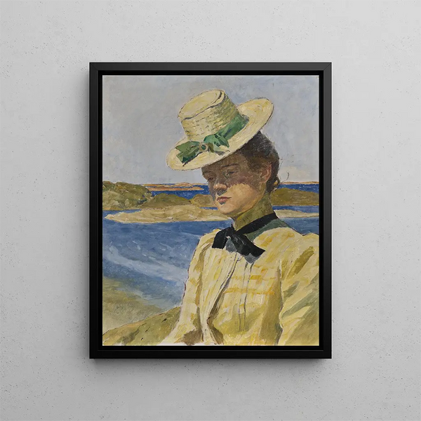 Mademoiselle Agnès Cleve - Carl Wilhelmson — gerahmtes Bild an der Wand