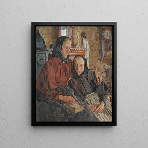Schwestern - Carl Wilhelmson — gerahmtes Bild an der Wand