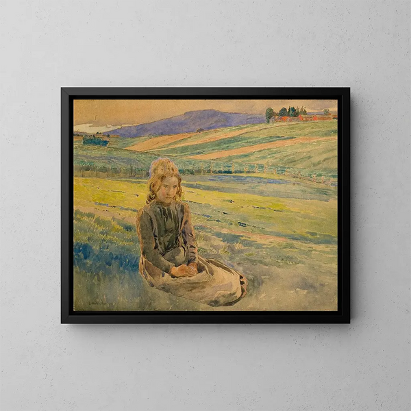 Sommerabend - Carl Wilhelmson — gerahmtes Bild an der Wand