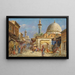 Motif de rue oriental - Carl Wuttke — gerahmtes Bild an der Wand