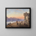 Palazzo Borromeo auf der Isola Bella am Lago Maggiore - Carlo Bossoli — gerahmtes Bild an der Wand