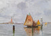 Bateaux de pêche dans la lagune de Venise - Carlo Brancaccio — Ansicht des Kunstwerks