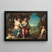 Angélique et Médor - Carlo Caliari — gerahmtes Bild an der Wand
