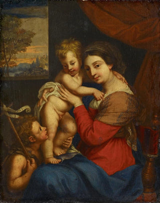 Carlo Cignani - Virgin With Child And With Saint John The Baptist As Child.webp