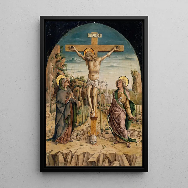 Reproduktion des Gemäldes Die Kreuzigung - Carlo Crivelli