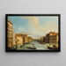 Venedig, der Große Kanal des Palazzo Balbi am Rialto-Brücke - Carlo Grubacs — gerahmtes Bild an der Wand