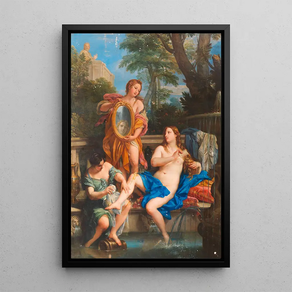 Reproduktion des Gemäldes Bethsabée im Bad - Carlo Maratti