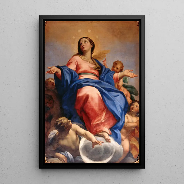 Immaculée Conception - Carlo Maratti — gerahmtes Bild an der Wand