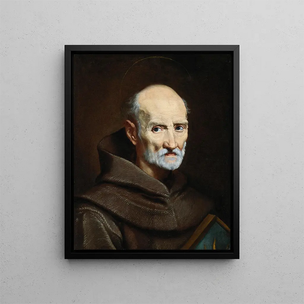 Portrait de Luke Wadding - Carlo Maratti — gerahmtes Bild an der Wand