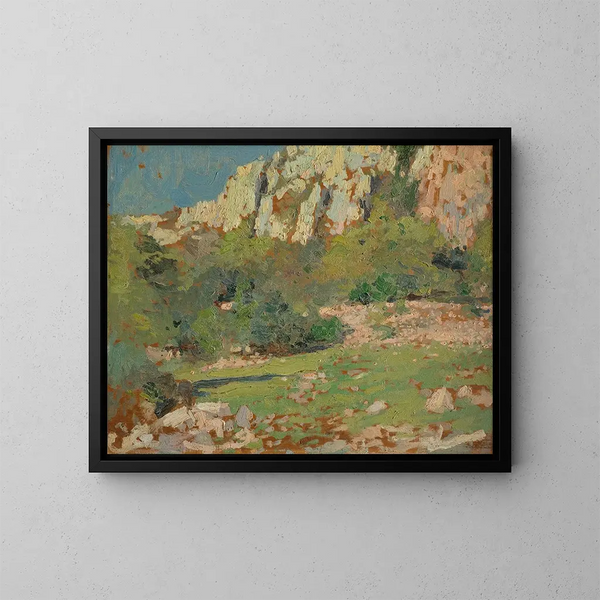 Arequita - Carlos Federico Sáez — gerahmtes Bild an der Wand