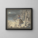 Die Dichterin Anna Louise Karsch in einer Winterlandschaft im Mondschein - Caroline Pierson — gerahmtes Bild an der Wand