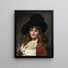 Laura im Alter von sieben Jahren - Carolus-Duran — gerahmtes Bild an der Wand