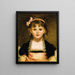 Portrait einer jungen Frau - Carolus-Duran — gerahmtes Bild an der Wand
