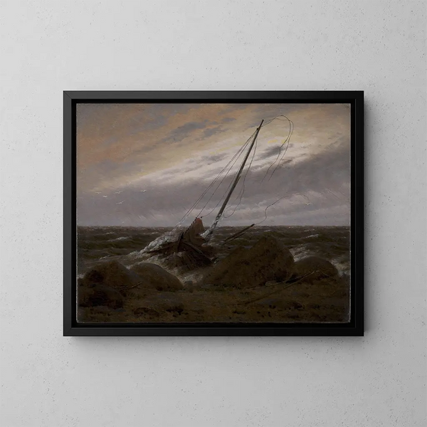 Nach dem Sturm - Caspar David Friedrich — gerahmtes Bild an der Wand