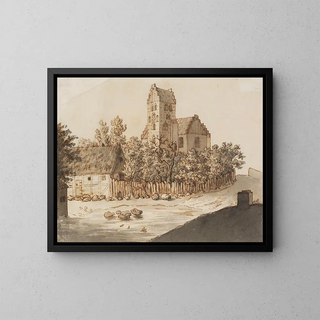 Caspar David Friedrich - Kirche von Lyngby.webp