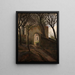 Kirchhofpforte - Caspar David Friedrich — gerahmtes Bild an der Wand
