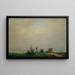 Strand mit Fischer - Caspar David Friedrich — gerahmtes Bild an der Wand