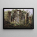 Ruine des Klosters Eldena - Caspar David Friedrich — gerahmtes Bild an der Wand