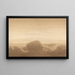 Mondaufgang an einem einsamen Ufer - Caspar David Friedrich — gerahmtes Bild an der Wand