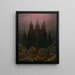 Die Kreuz in den Bergen - Caspar David Friedrich — gerahmtes Bild an der Wand