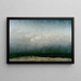 Der Mönch am Meer - Caspar David Friedrich — gerahmtes Bild an der Wand