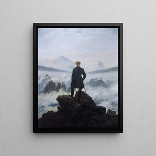 Wanderer über dem Nebelmeer - Caspar David Friedrich
