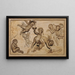 Bacchanale d'enfants - Caspar Franz Sambach — gerahmtes Bild an der Wand