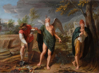 Caspar Jacob Van Opstal The Younger - Allegory Of Time Work And Idleness.webp
