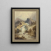 Gastein - Caspar Scheuren — gerahmtes Bild an der Wand