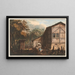 La Clôture - Caspar Wolf — gerahmtes Bild an der Wand