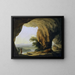 Landschaft mit der Höhle von Béat. - Caspar Wolf — gerahmtes Bild an der Wand