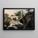 Kaskade im Tal bei Muri - Caspar Wolf — gerahmtes Bild an der Wand