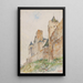 Reproduktion des Gemäldes Remparts de Carcassonne France - Cass Gilbert