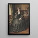 Portrait nachdenklich von Emma Madox Brown - Catherine Madox Brown — gerahmtes Bild an der Wand