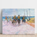 Reproduktion des Gemäldes Cavaliers sur la plage (I) - Paul Gauguin