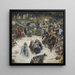 Was unser Herr vom Kreuz gesehen hat - James Tissot — gerahmtes Bild an der Wand