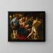 Der Christus tragend das Kreuz - Cecco del Caravaggio — gerahmtes Bild an der Wand