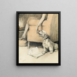 Cecil Charles Windsor Aldin - Affection.webp