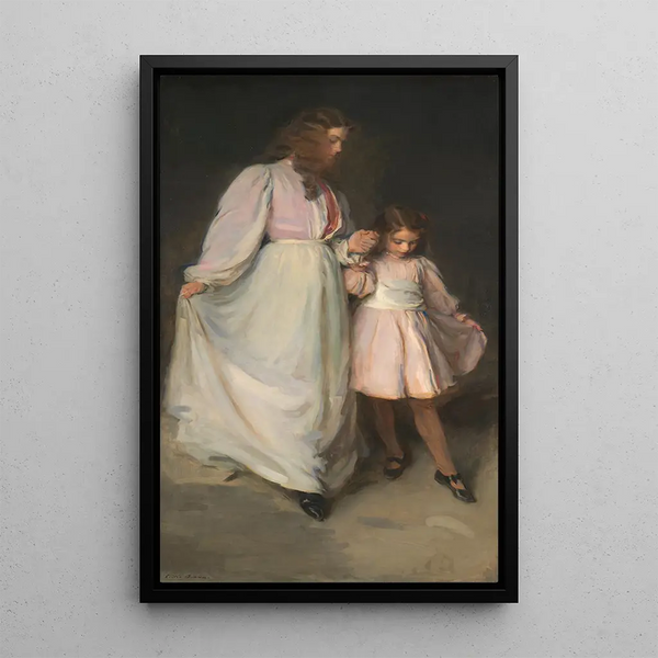 Reproduktion des Gemäldes Dorothea und Francesca - Cecilia Beaux