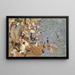 Die Strand, Figuren am Strand - Cecilio Pla y Gallardo — gerahmtes Bild an der Wand