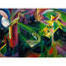 Reproduktion des Gemäldes Hirsche im Klostergarten - Franz Marc