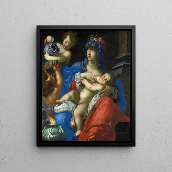 Charité - Cesare Dandini — gerahmtes Bild an der Wand
