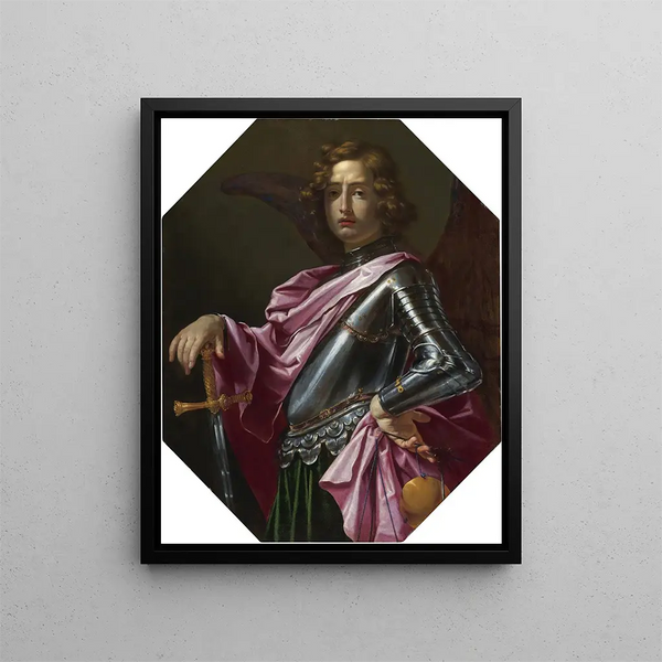 Saint Michel Archange - Cesare Dandini — gerahmtes Bild an der Wand
