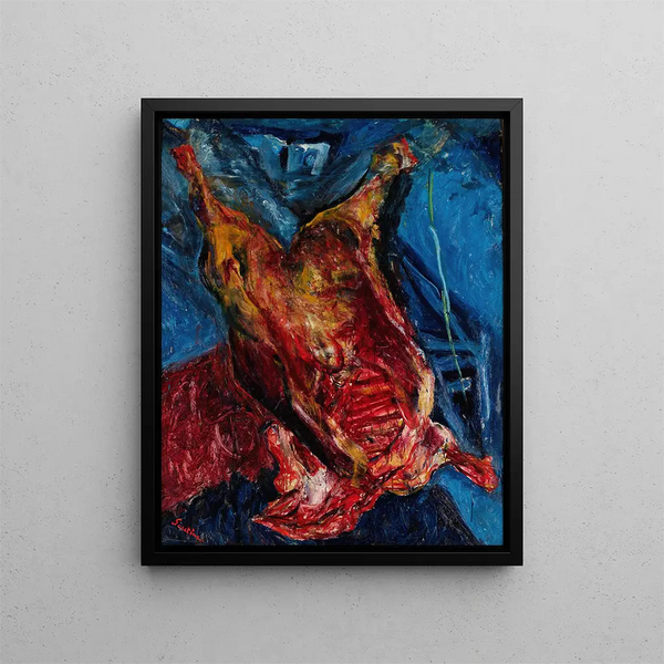 Rinderkadaver - Chaïm Soutine — gerahmtes Bild an der Wand