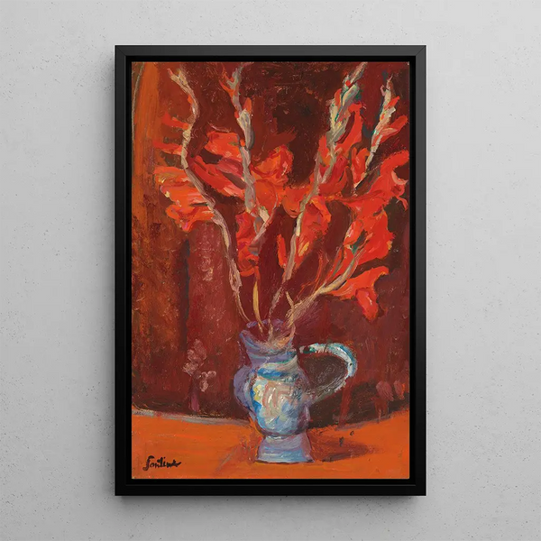 Glaïeuls - Chaïm Soutine — gerahmtes Bild an der Wand