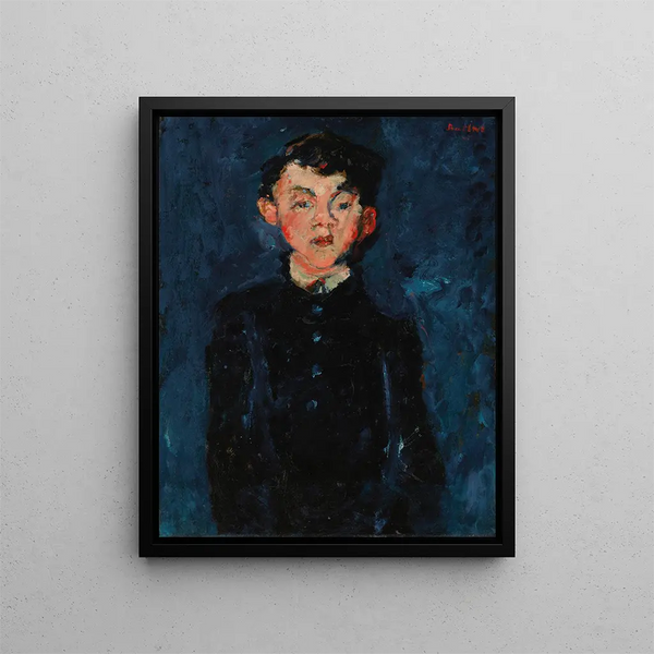 Der Jäger - Chaïm Soutine — gerahmtes Bild an der Wand